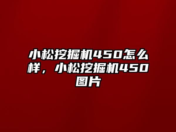 小松挖掘機(jī)450怎么樣，小松挖掘機(jī)450圖片