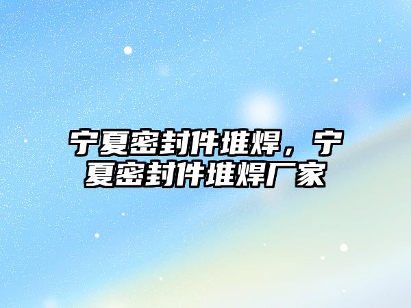 寧夏密封件堆焊，寧夏密封件堆焊廠家