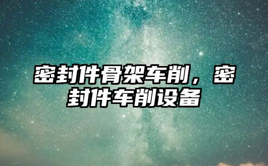 密封件骨架車削，密封件車削設(shè)備