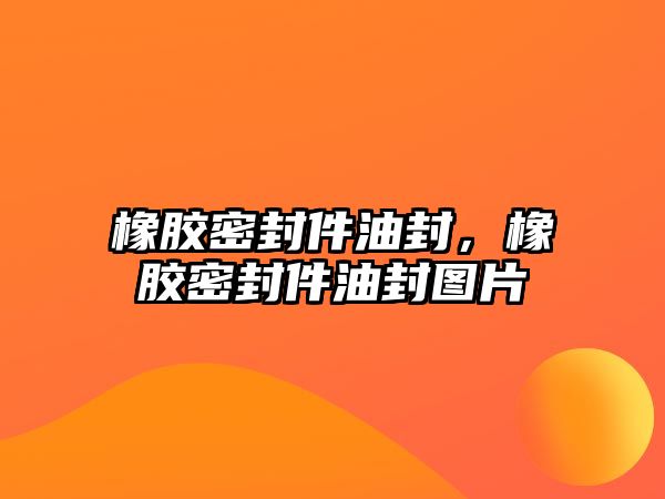 橡膠密封件油封，橡膠密封件油封圖片