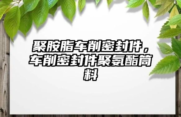 聚胺脂車削密封件，車削密封件聚氨酯筒料